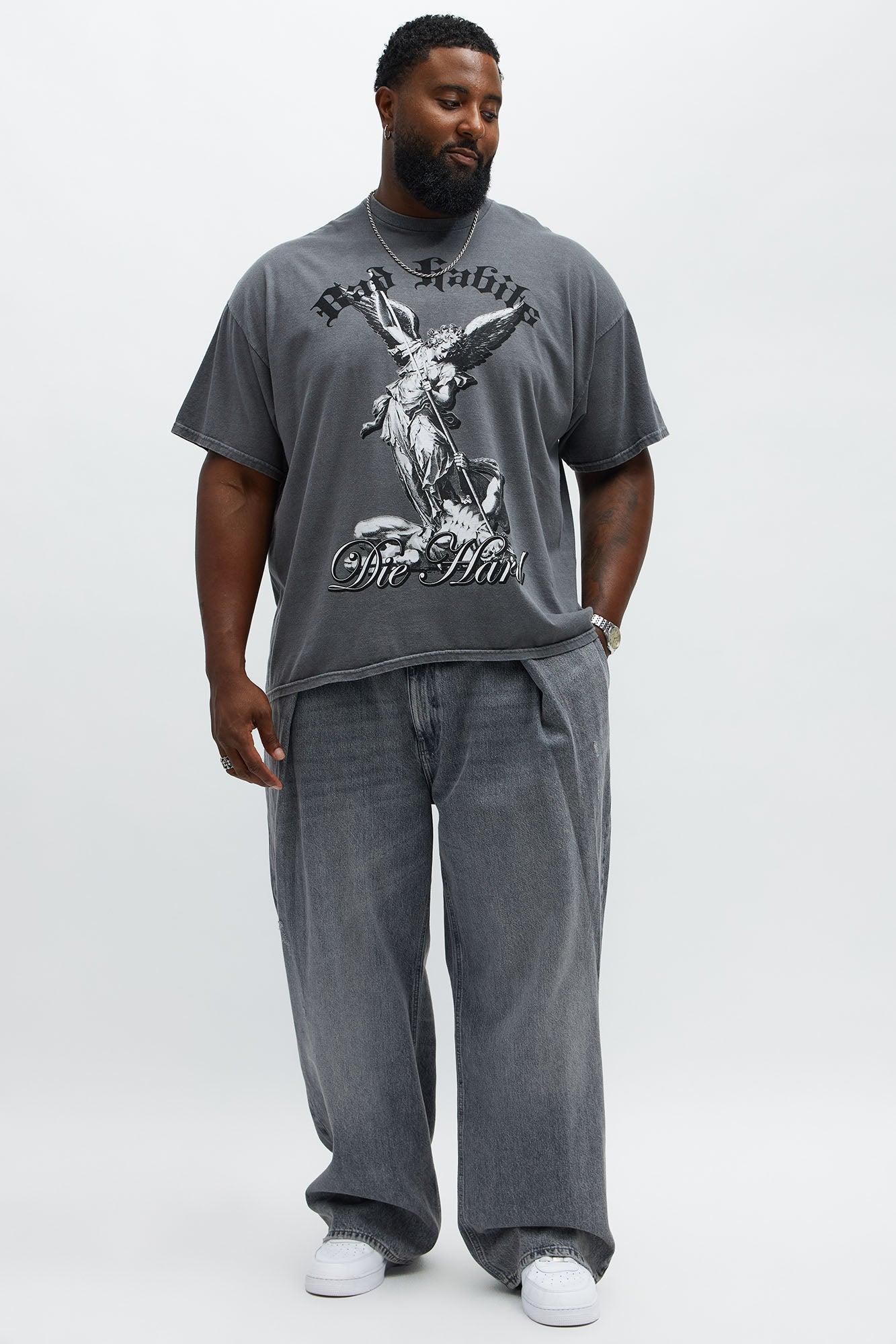 Bad Habits Die Hard Short Sleeve Tee - Charcoal Product Image