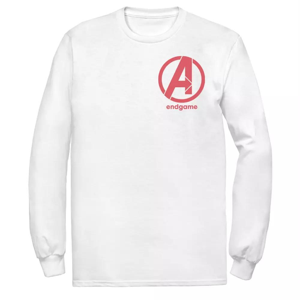 Men's Marvel Avengers Endgame Logo Tee, Size: XL, White Product Image