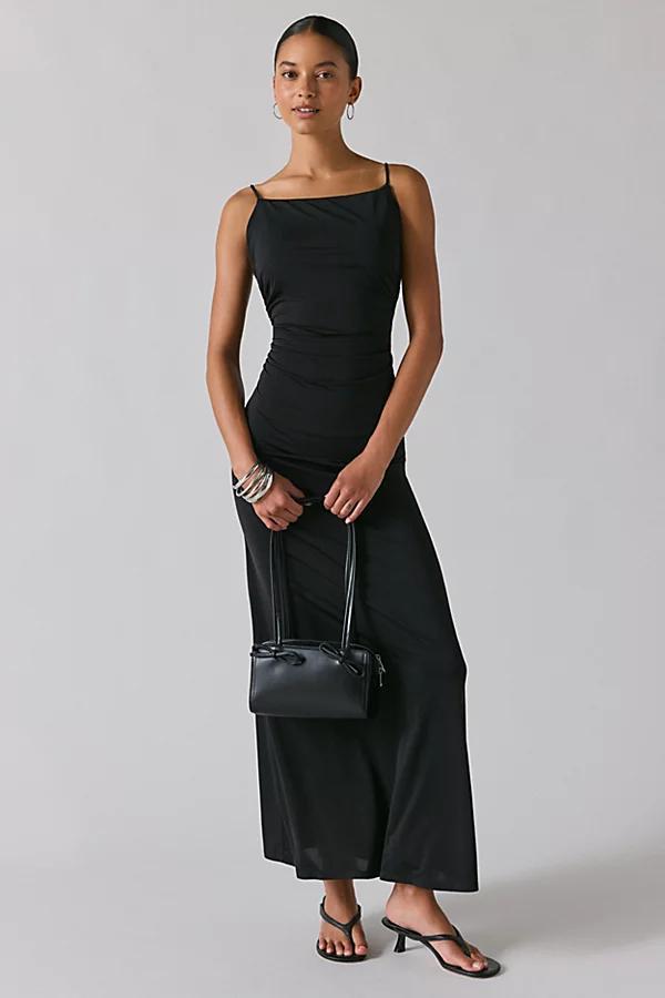 Urban Outfitters UO Do Not Disturb Ruched Drape Bodycon Maxi Dress Womens at Urban Outfitters Product Image