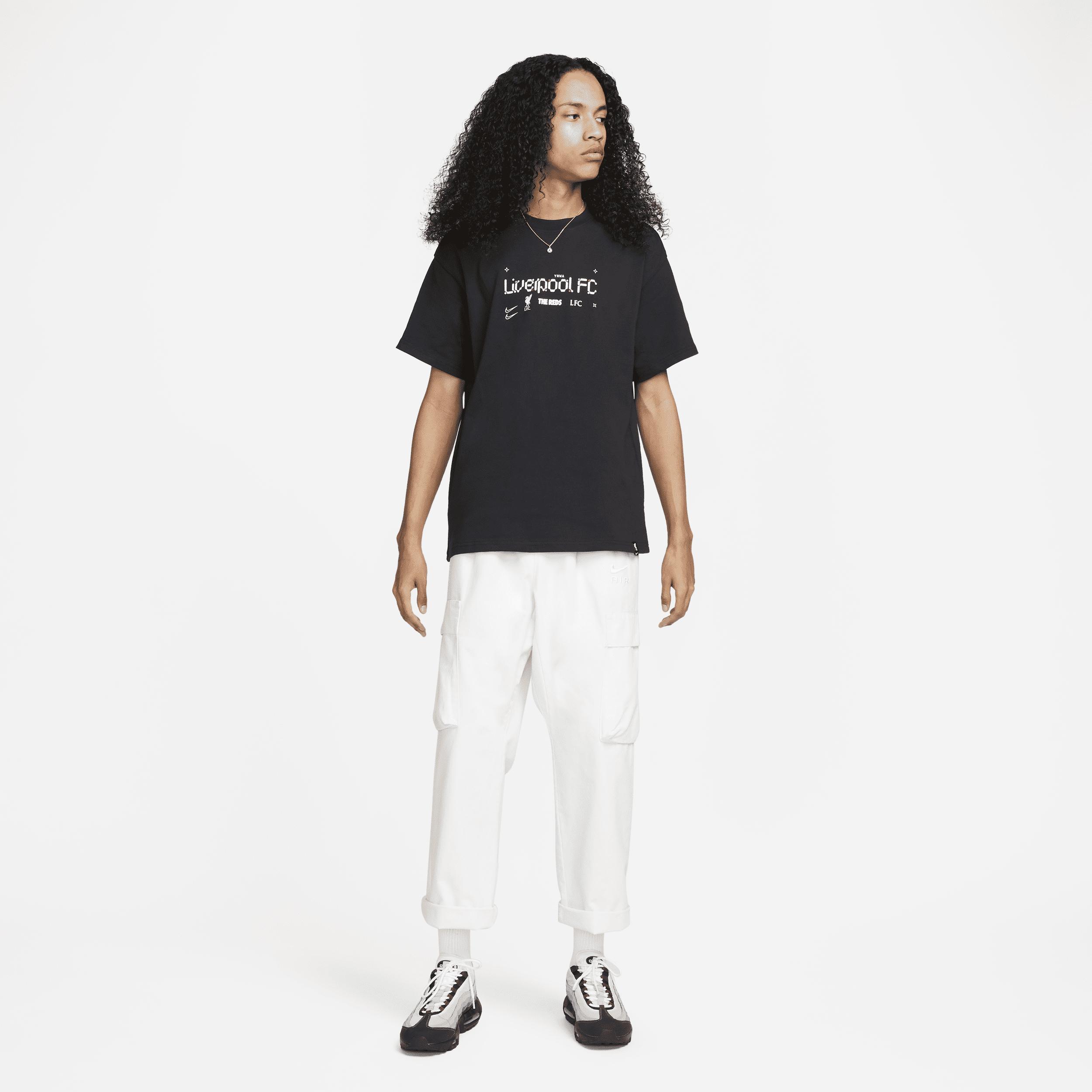 Mens Nike Black Liverpool Air Traffic T-Shirt Product Image