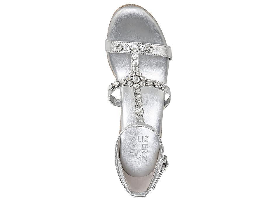 Naturalizer Serena Ankle Straps (Light Blue Metallic Leather) Women's Sandals Product Image