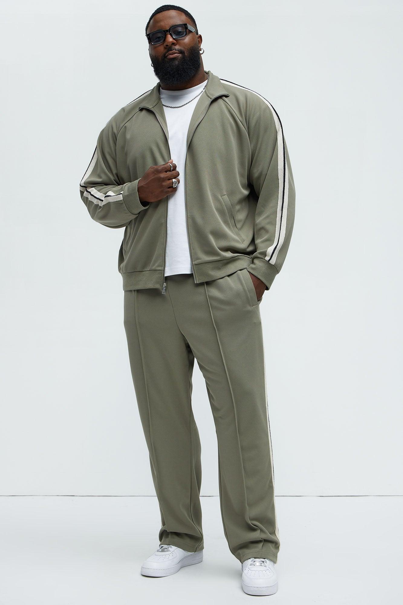 Dennis Track Jacket - Olive Product Image