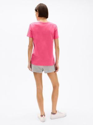 Embroidered Flag Stripe Logo T-Shirt Product Image