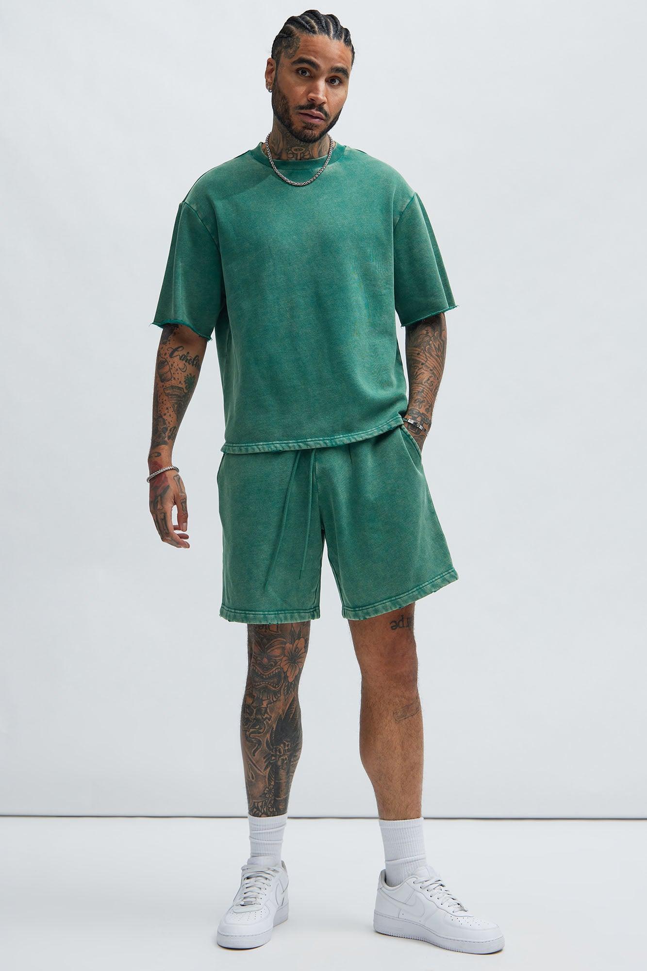 Tyson Heavy Wash Tee - Green Product Image