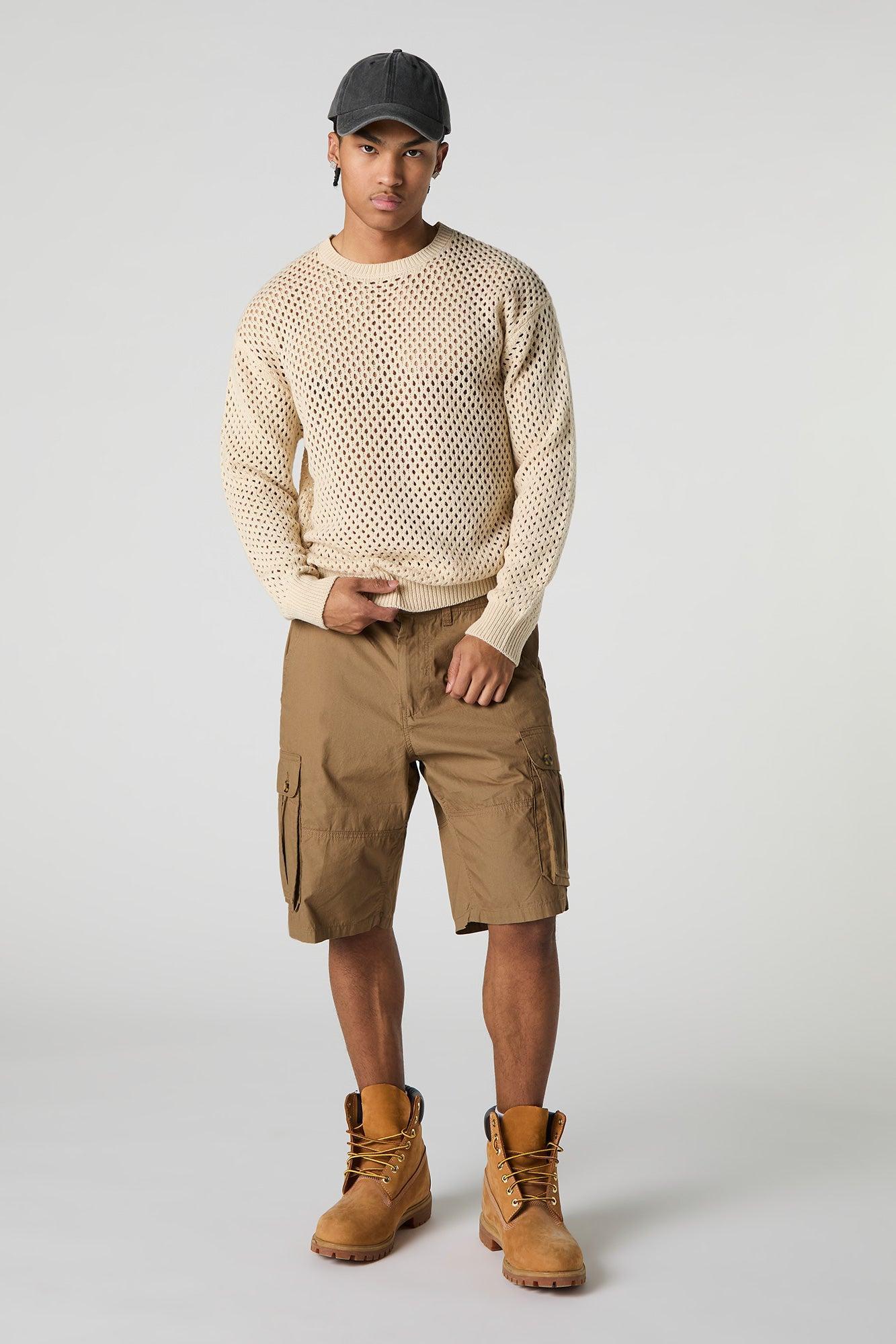 Button Pocket Longline Cargo Short Male Product Image