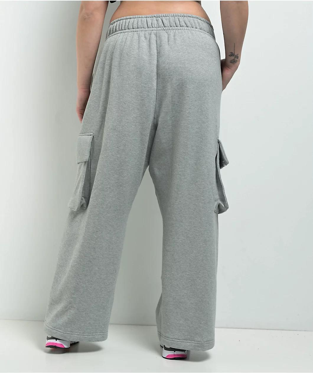 Nike Sportswear Dance Heather Grey Oversized Sweatpants Product Image