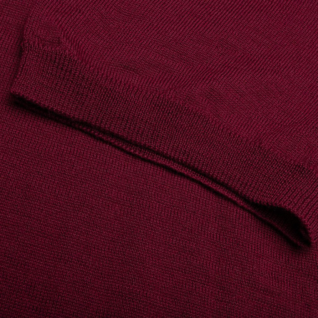 Red Emblem S/S V Neck Cardigan - Navy Male Product Image