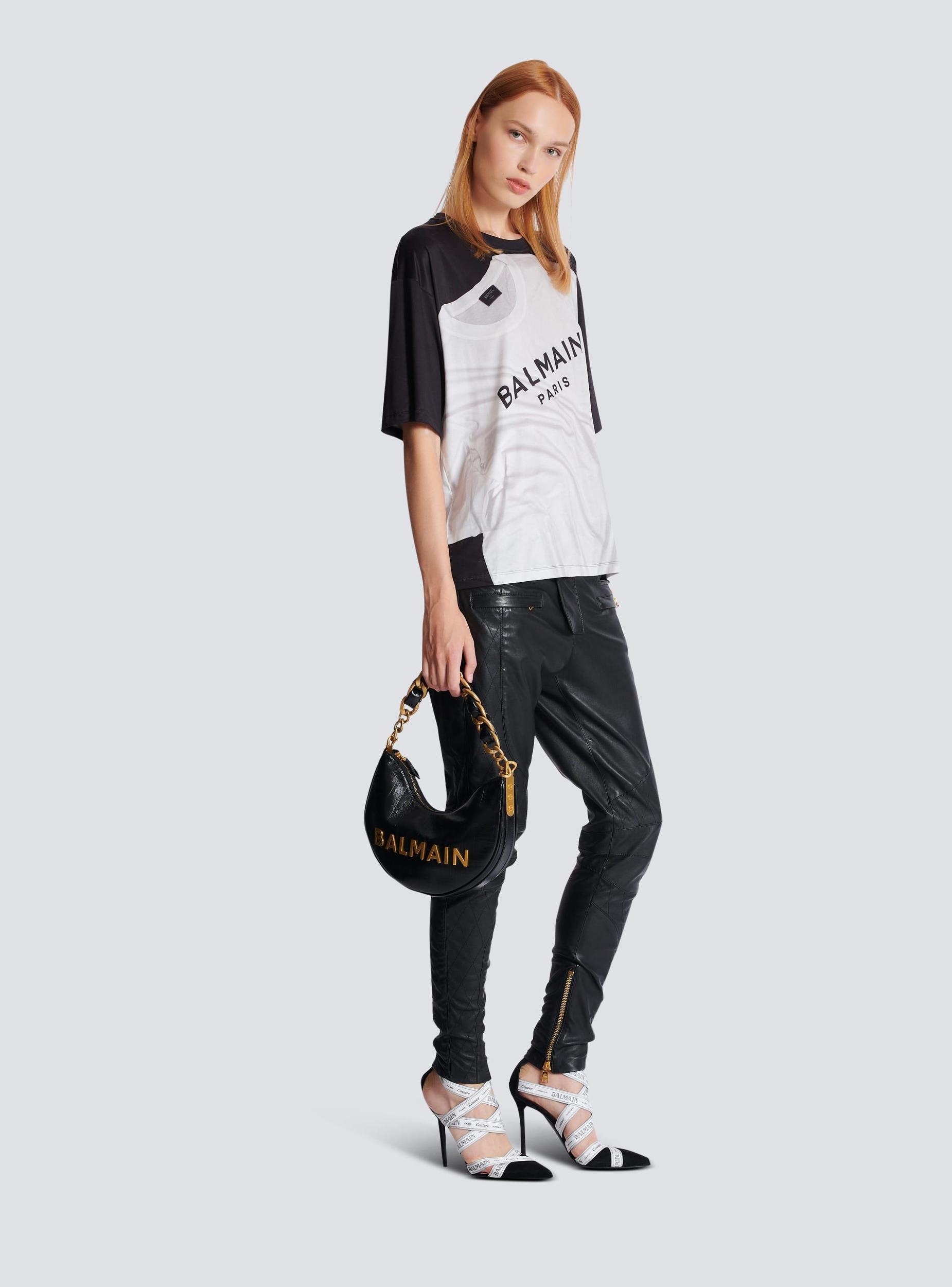 Loose T-shirt with optical illusion print  Product Image