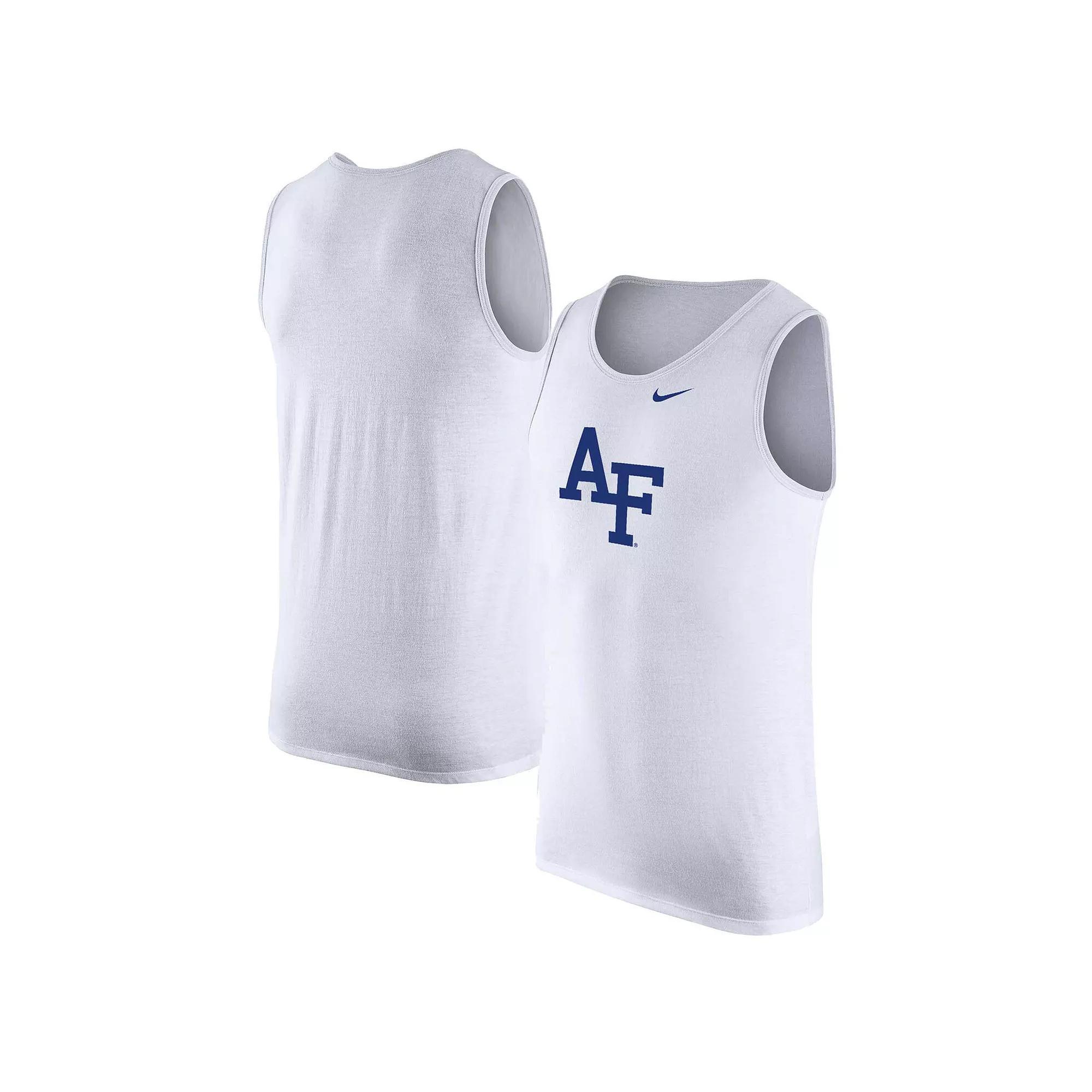 Mens Nike White Air Force Falcons Tank Top Product Image