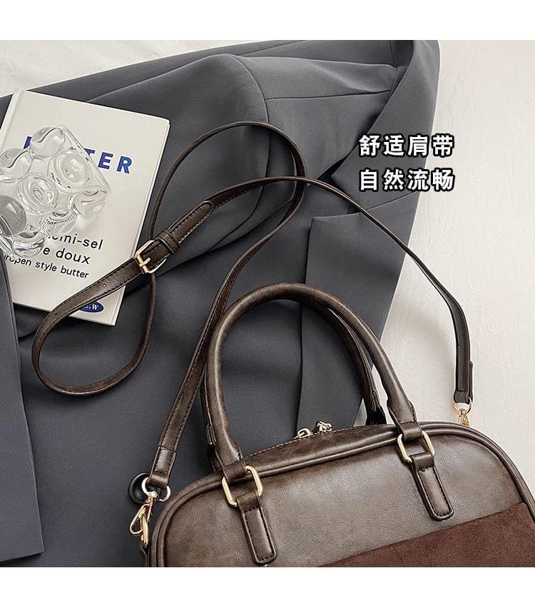 Panel Crossbody Bowler Bag Product Image