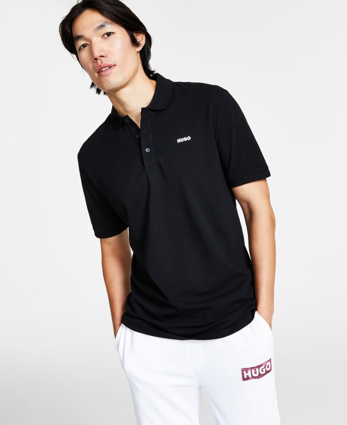 Mens Cotton-Piqu Polo Shirt with Logo Print Product Image