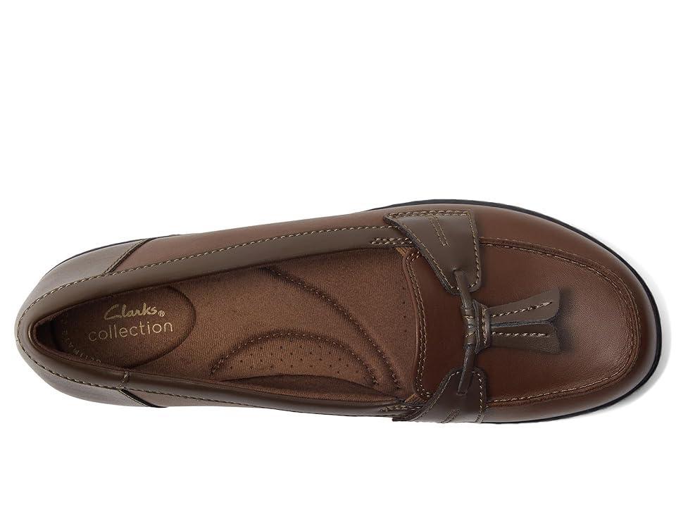 Clarks® Ashland Bubble Women's Loafers, Size: 6.5 Wide, Brown Team Product Image