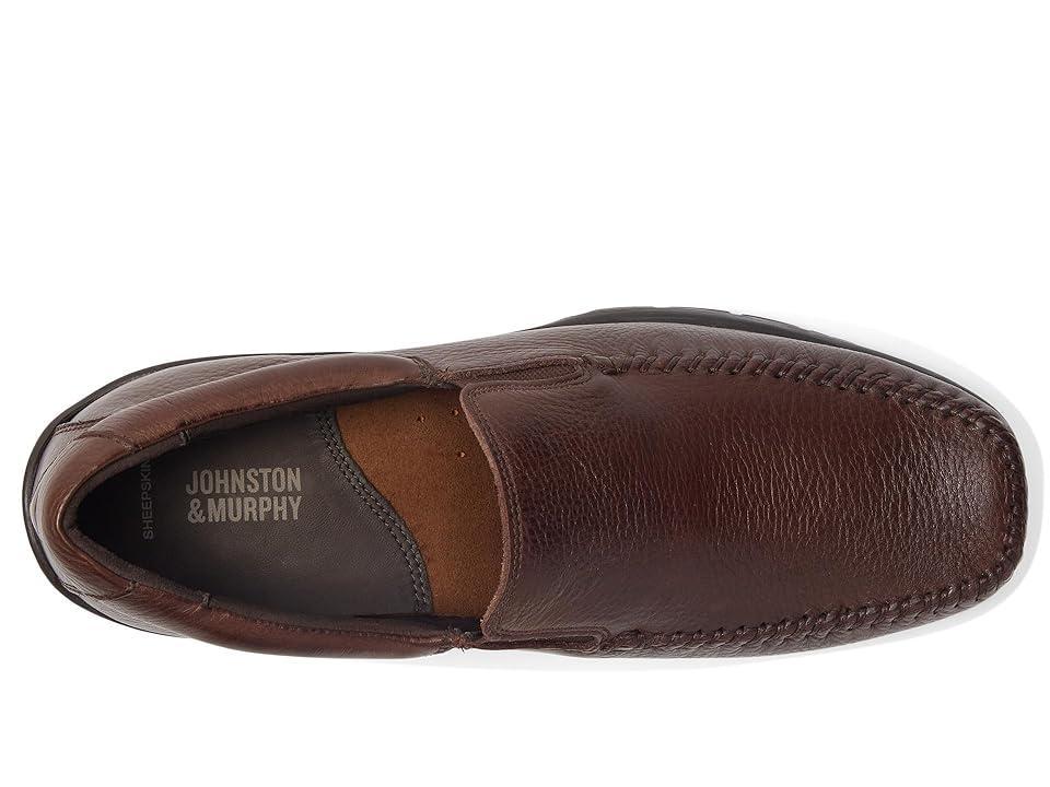 Johnston  Murphy Mens Crawford Leather Slip On Venetian Loafers Product Image