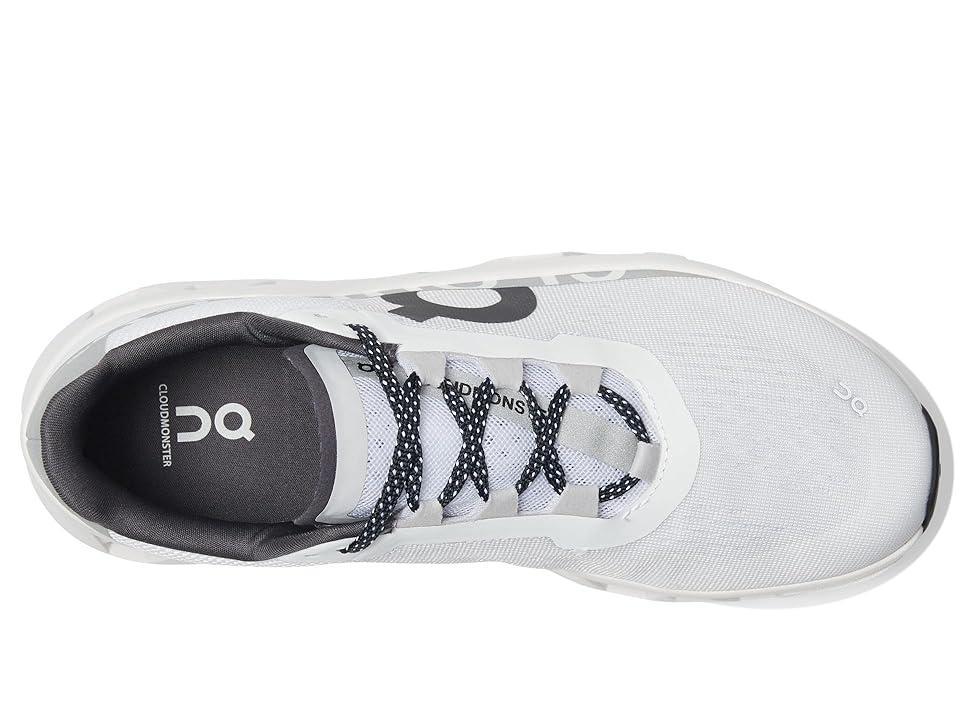 On Womens On Cloudmonster - Womens Running Shoes Black/Magnet Product Image