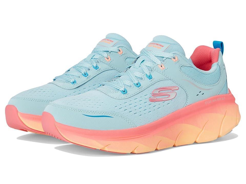 SKECHERS D'Lux Walker 2.0 Neon Sites Multi) Women's Shoes Product Image