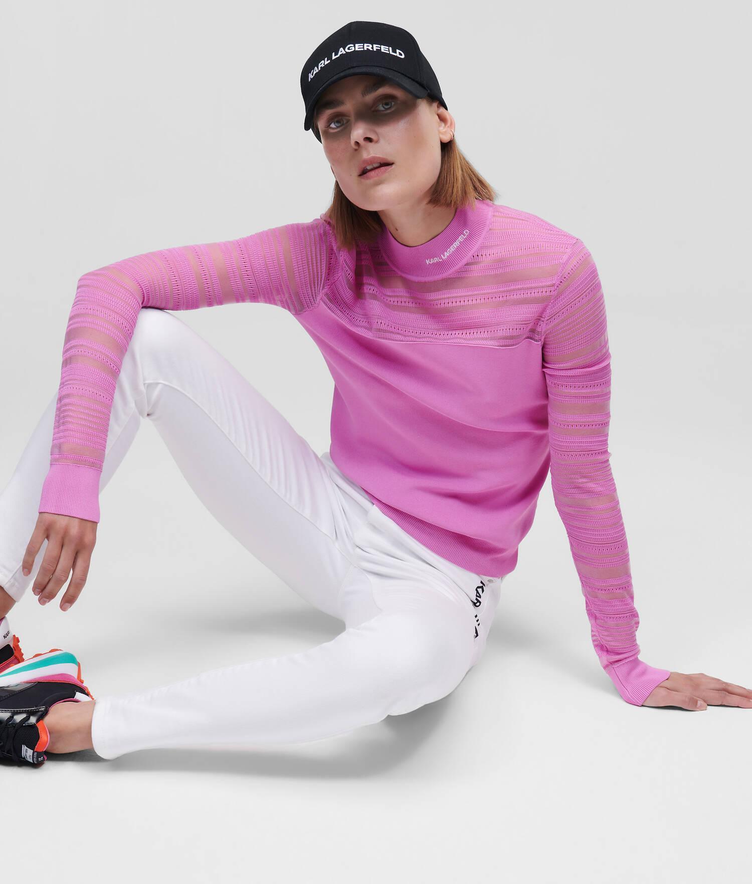 KARL LOGO WHITE SKINNY JEANS Product Image