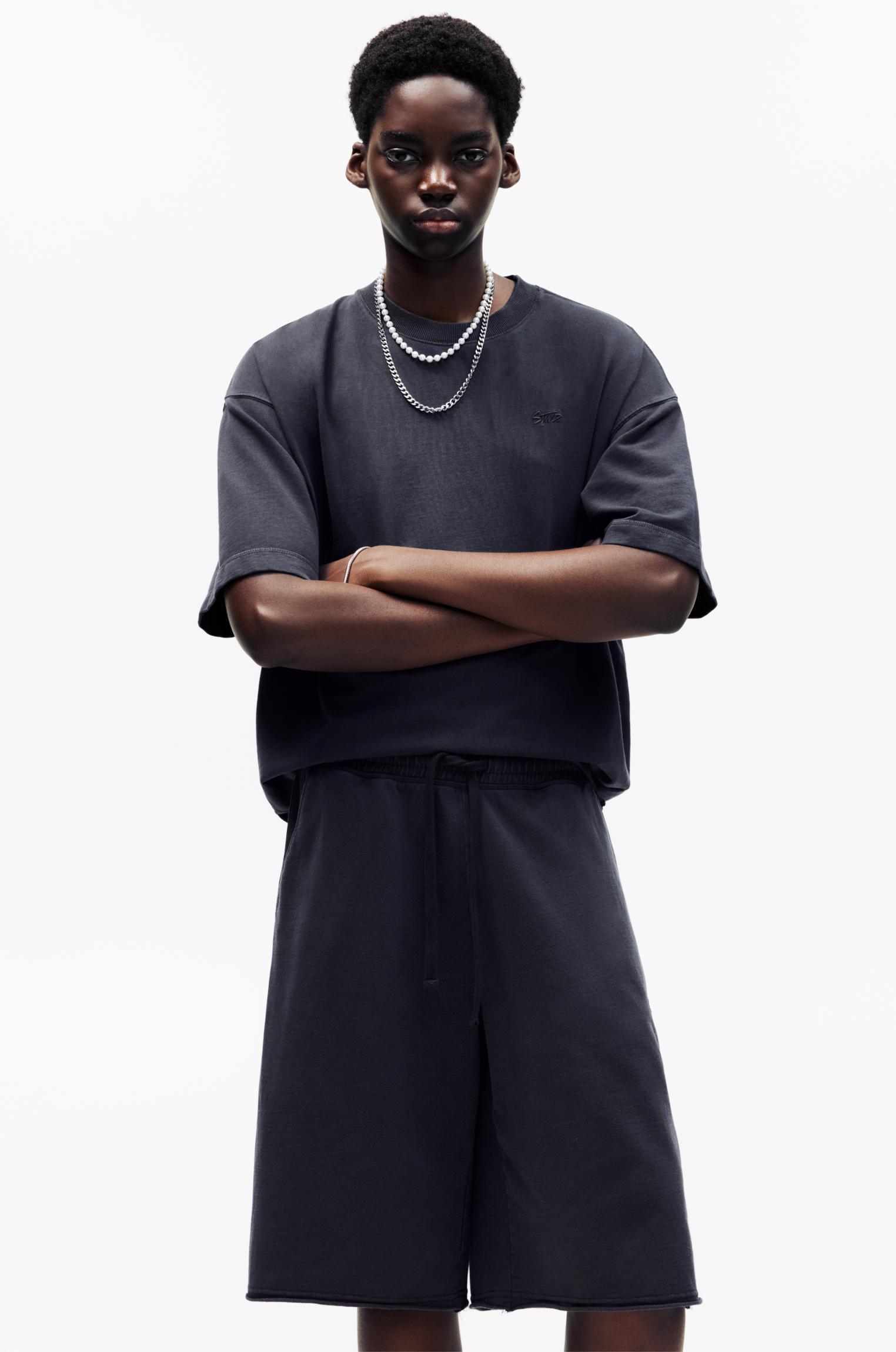 Baggy Bermuda sweat shorts Product Image