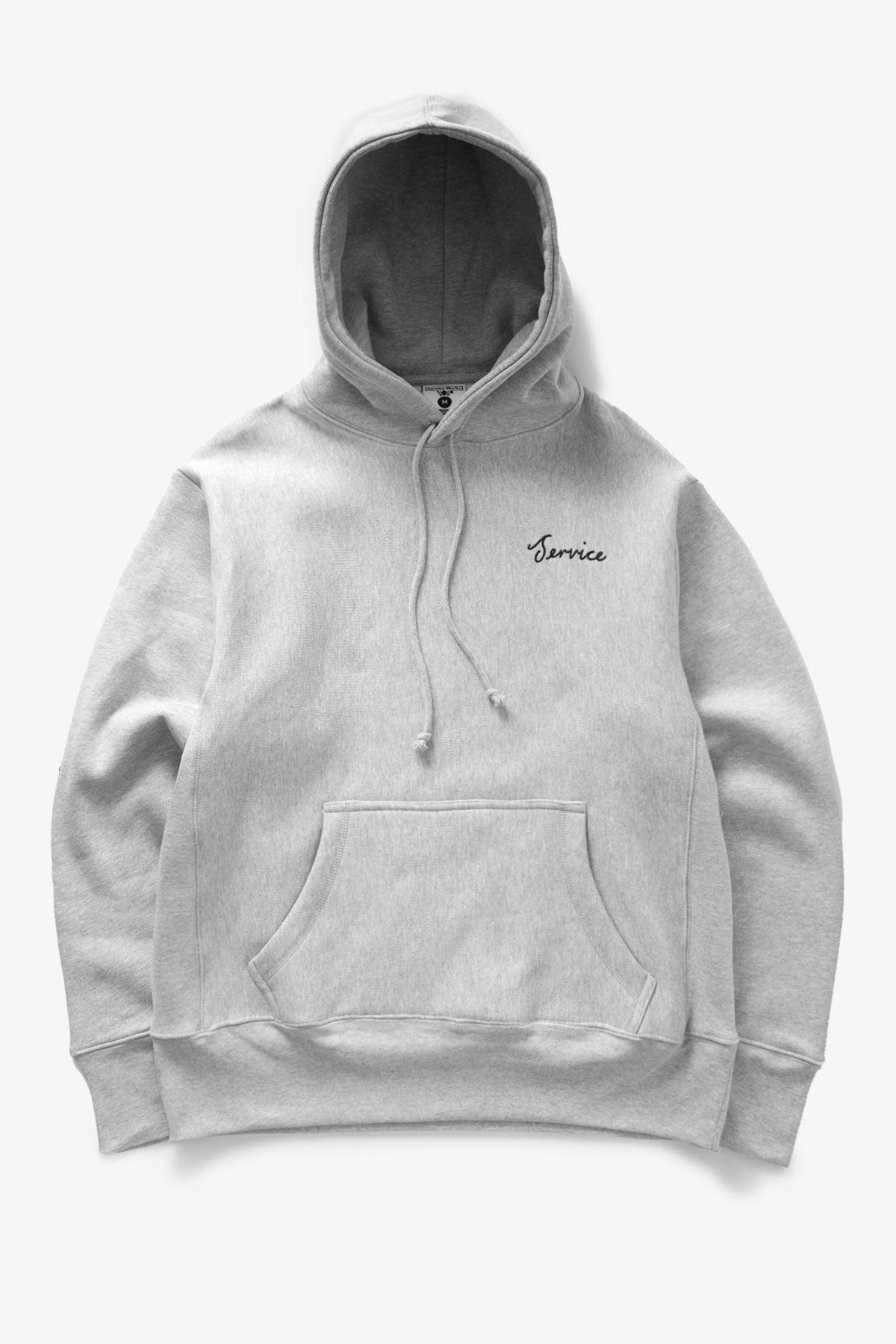 Service Works - Arch Logo Hoodie - Marl Grey Product Image