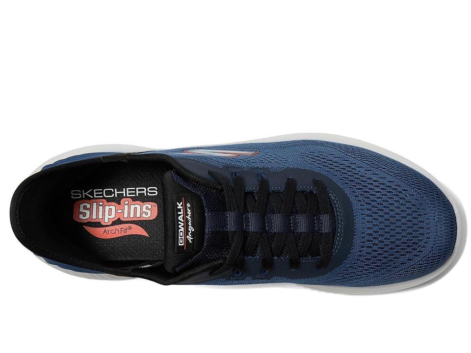 SKECHERS Performance Hands Free Slip-Ins Go Walk Anywhere - Worldwide Grey) Men's Walking Shoes Product Image