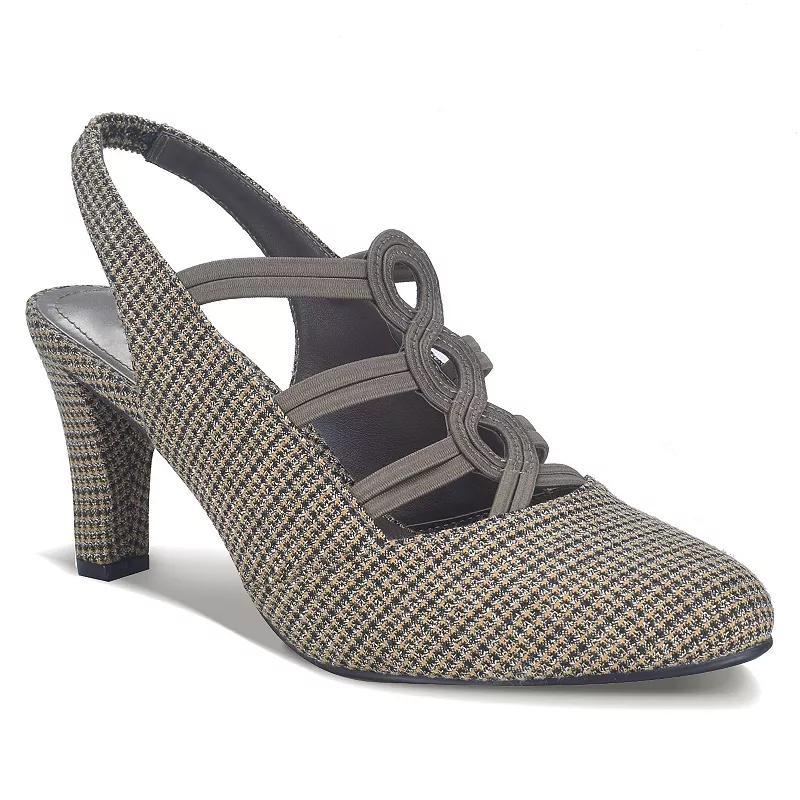 Impo Velia Women's Slingback Pumps, Size: 8.5, Fossil Brown Product Image