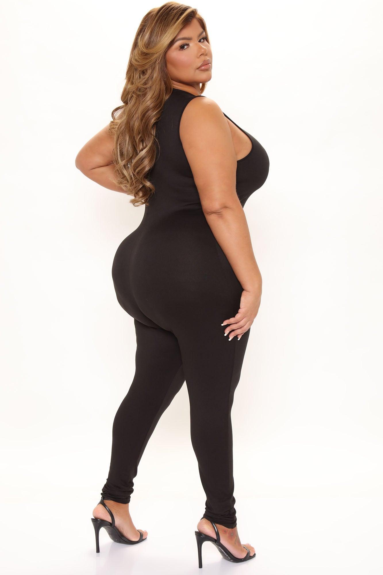 Jessie Skinny Leg Jumpsuit - Black Product Image
