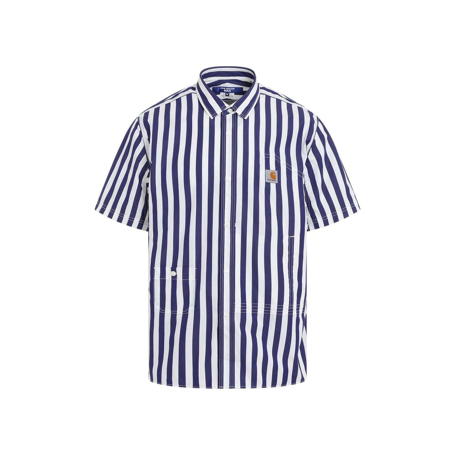JUNYA WATANABE Cotton Shirt In White Nvy Product Image