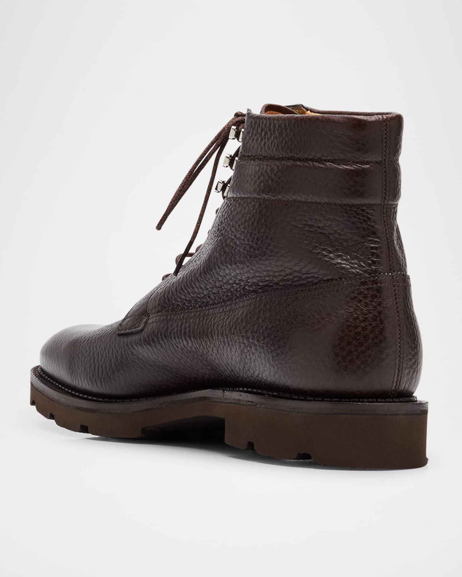 Men's Alder Grained Leather Hiking Boots Product Image