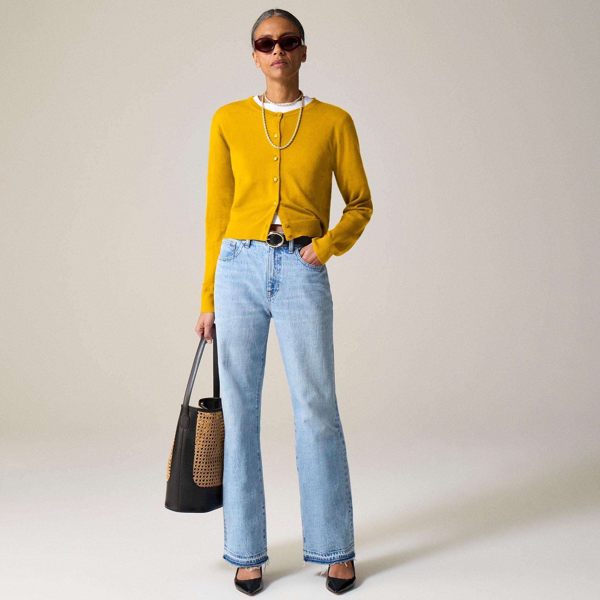 Featherweight cashmere cardigan Product Image