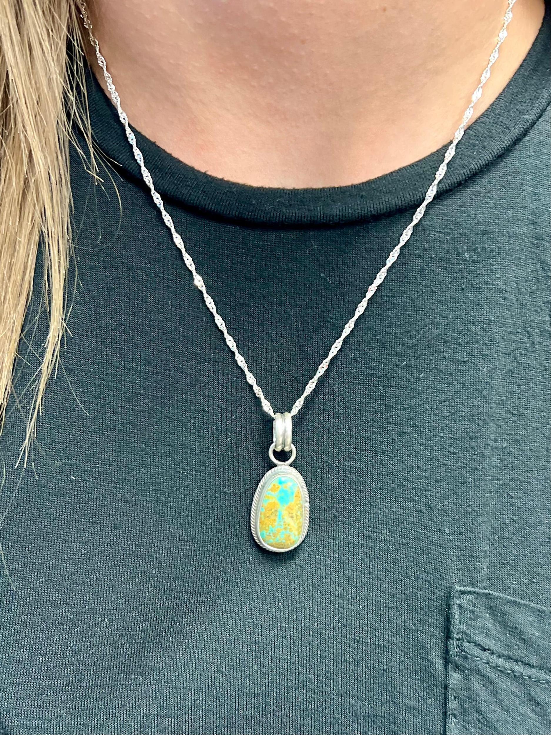 Just A Dallop of Turquoise Pendant Product Image
