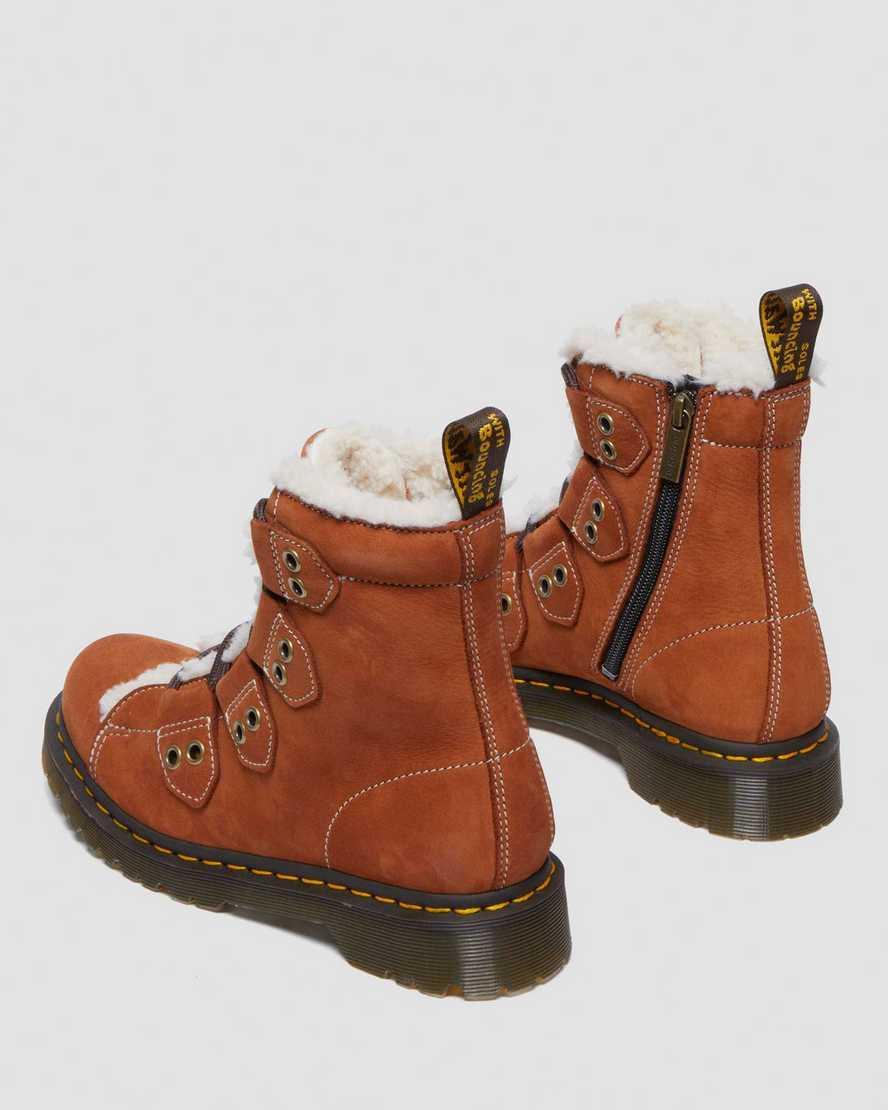 Women's 1460 Lace to Toe Fur Lined Buttersoft Lace Up Boots Product Image