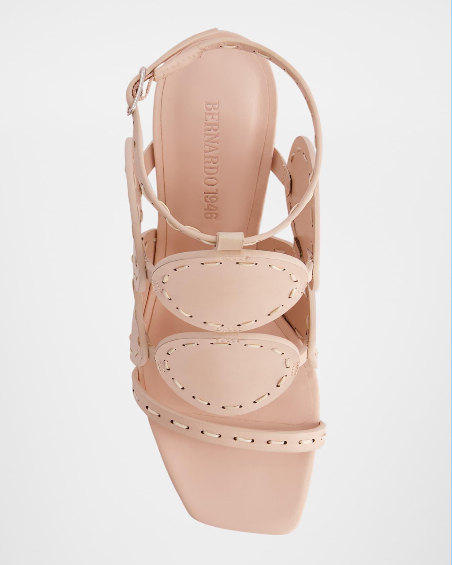 New Moon Circle Leather Sandals Product Image