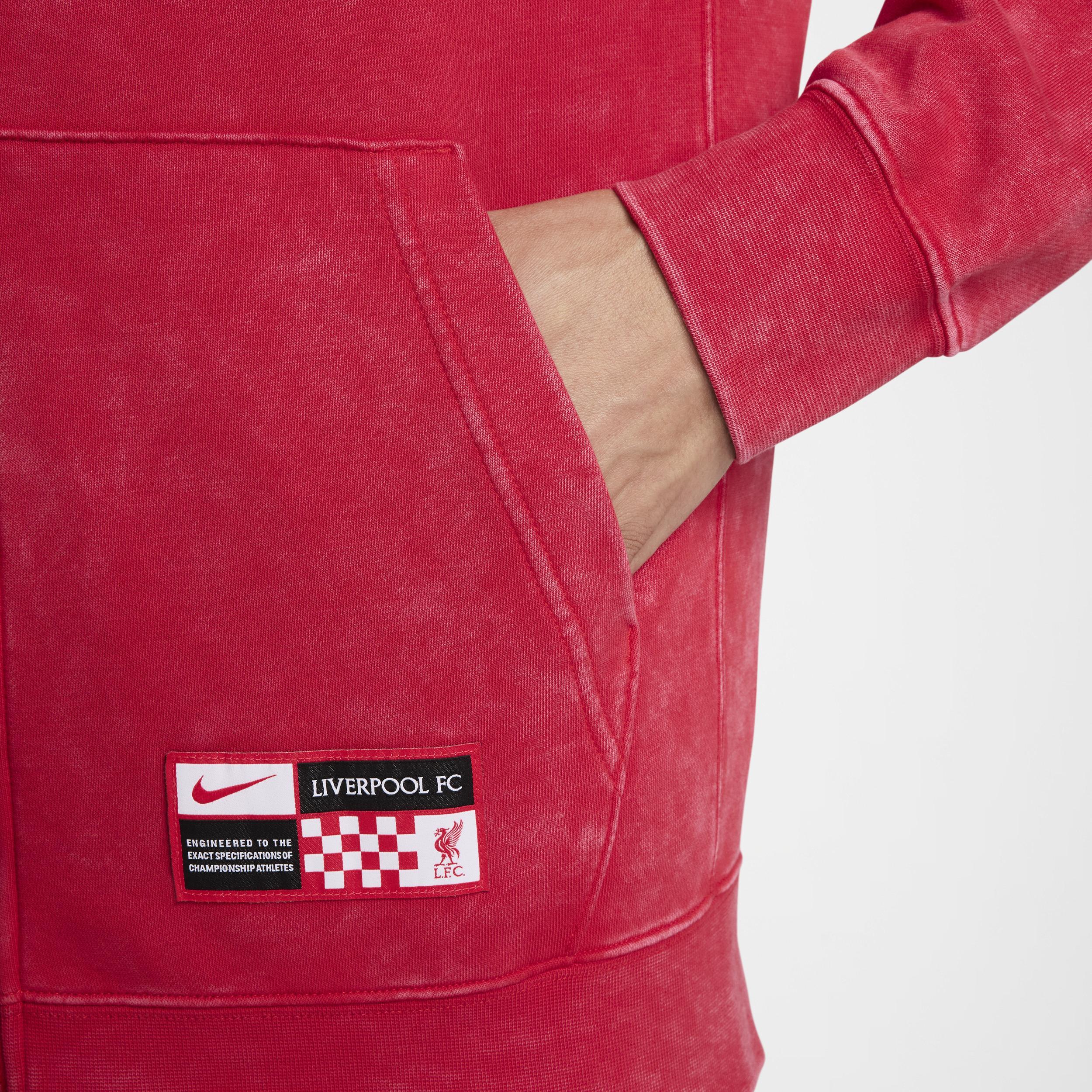 Mens Nike Red Liverpool Third Club Full-Zip Hoodie Product Image