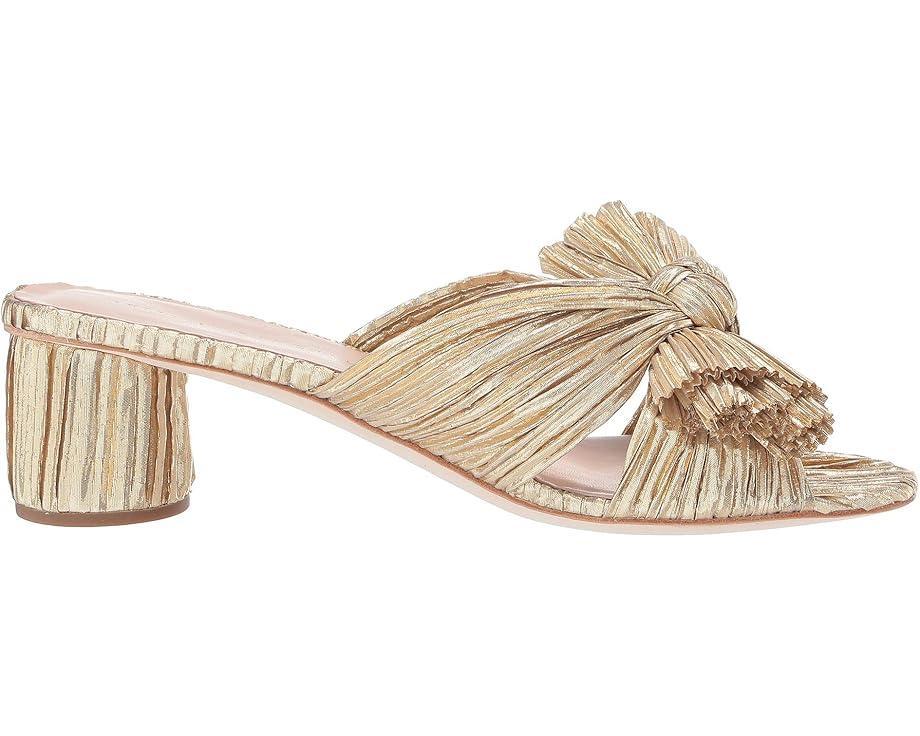 Dahlia Pleated Knot Mule with Ankle Strap Product Image