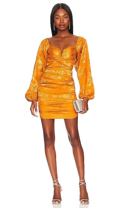 Briget Ruched Backless Dress MORE TO COME Product Image