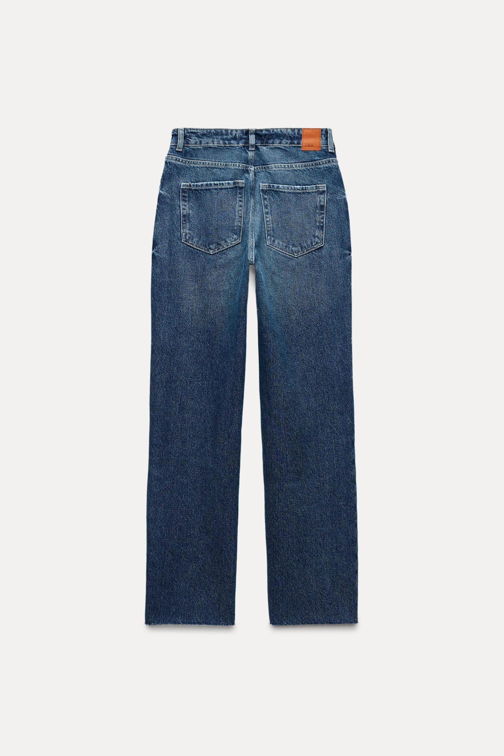 Z1975 DENIM STRAIGHT CUT JEANS WITH A HIGH WAIST Product Image