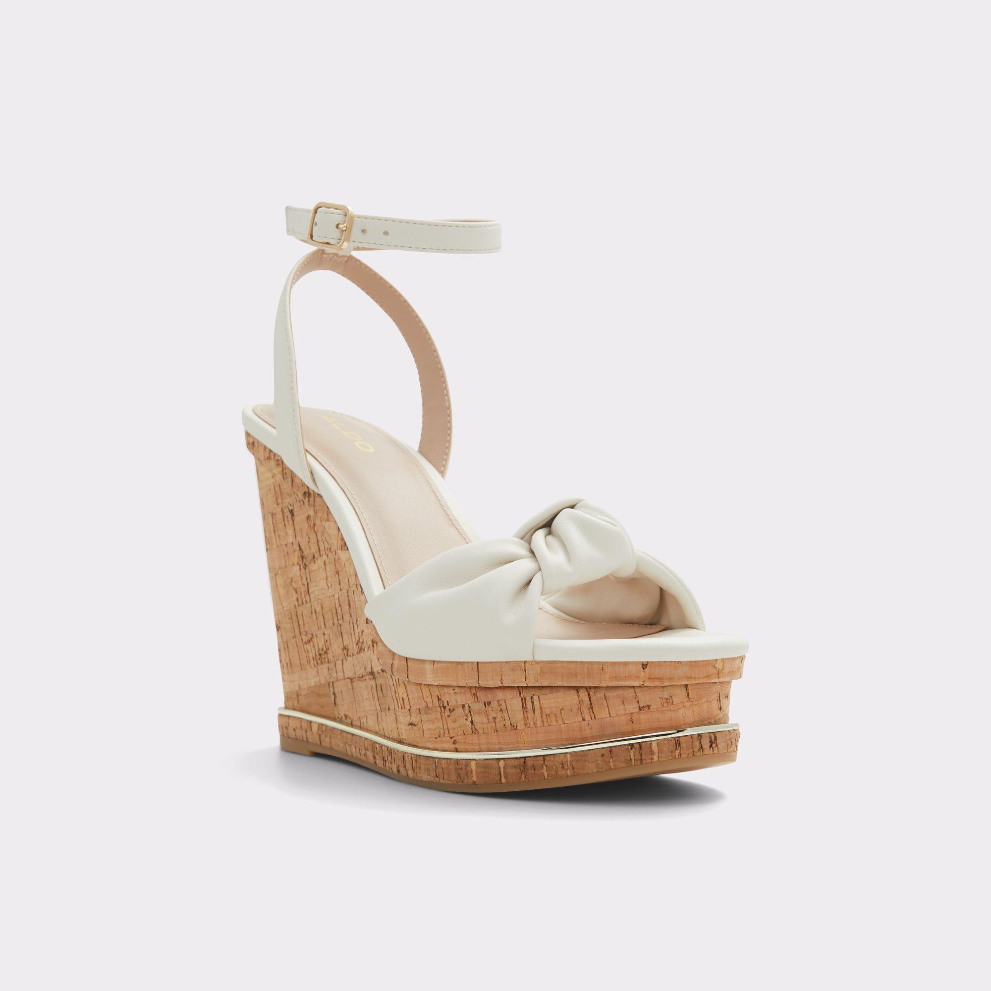 Barykin Open White Women's Wedges | ALDO US Product Image