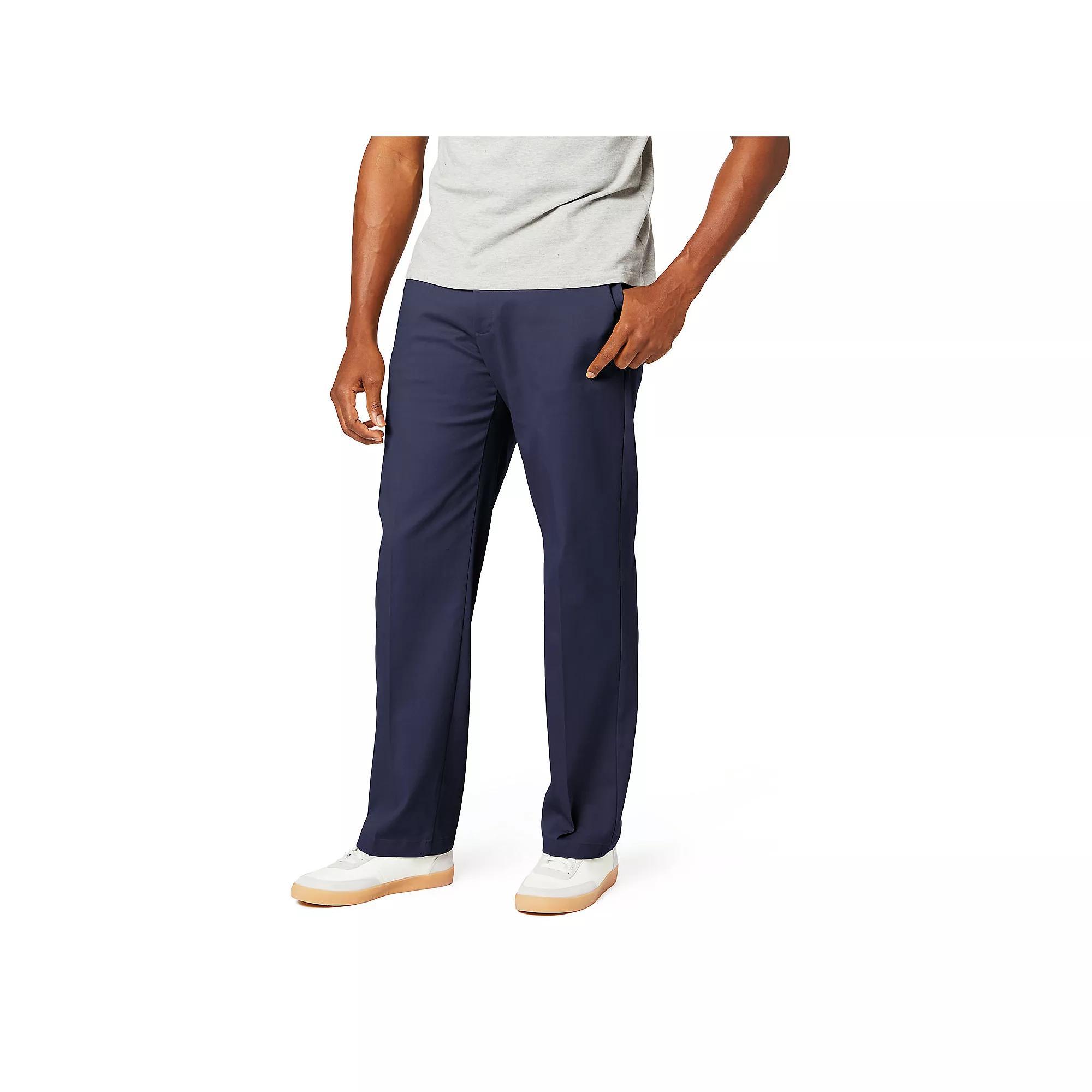 Men's Dockers® Comfort Stretch Relaxed-Fit Pants, Size: 40X29, Blue Product Image