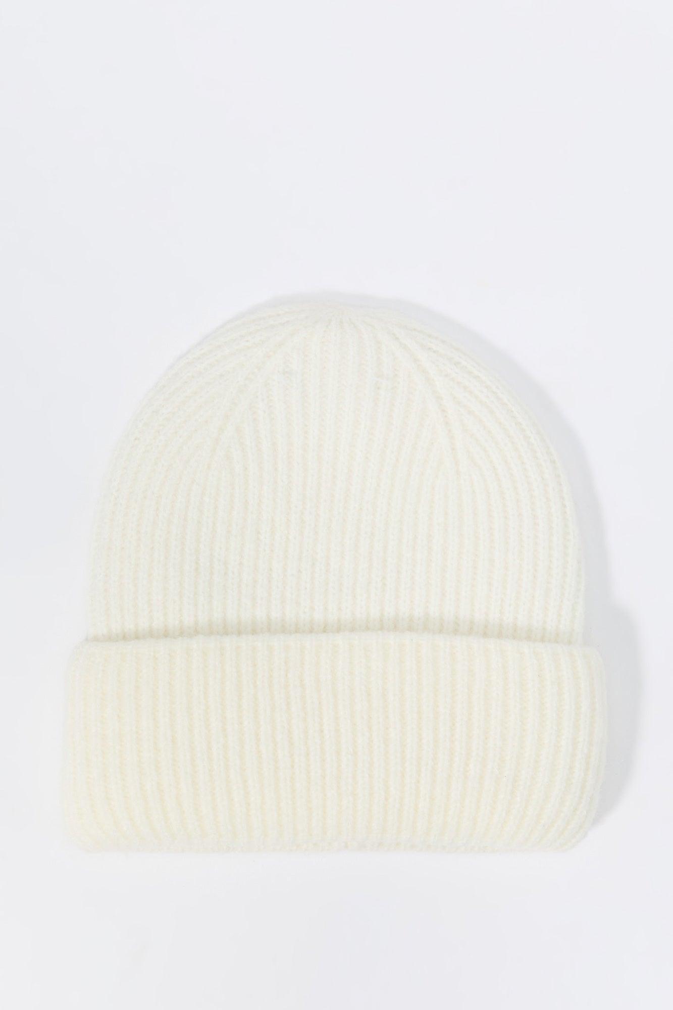 Ribbed Knit Beanie Female Product Image