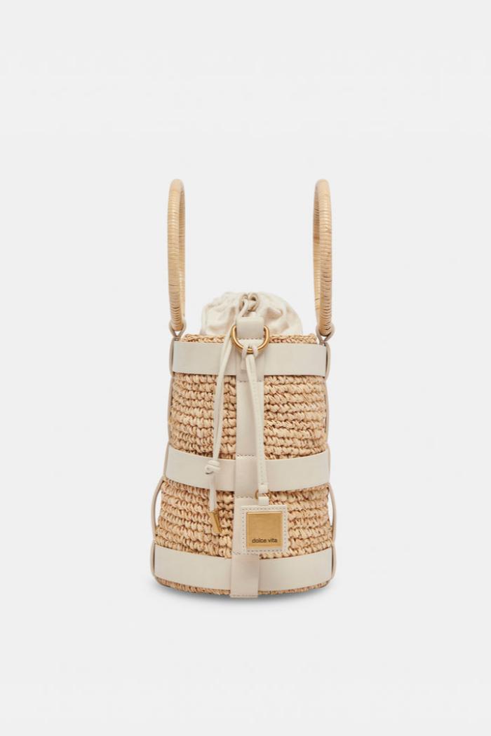 Shaena Raffia Bucket Bag Product Image