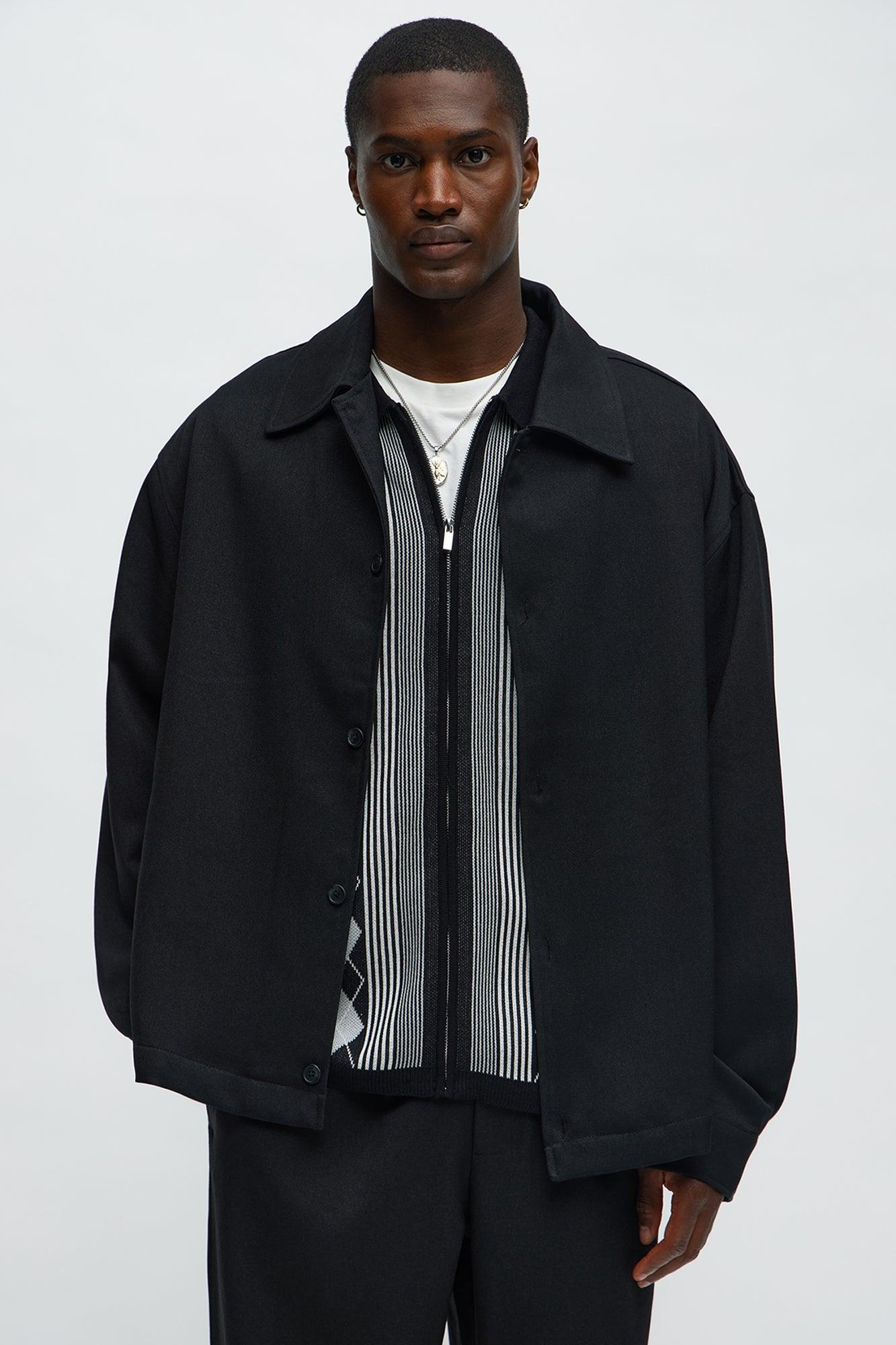 Relaxed Mara Overshirt - Black Product Image