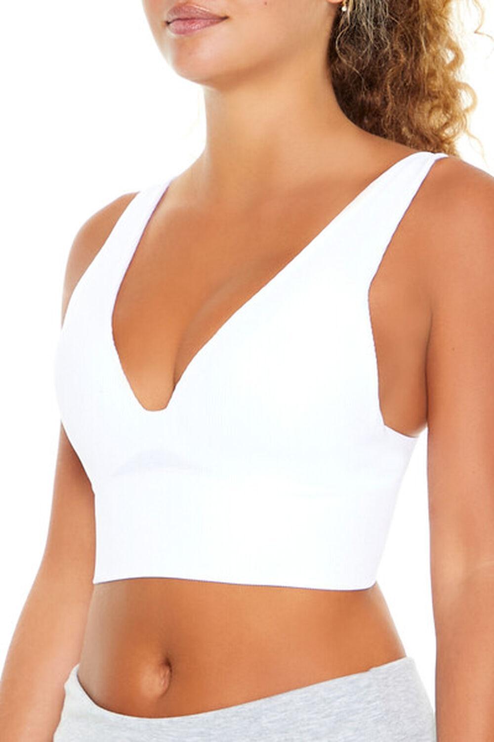 Seamless Plunging Longline Bralette | Forever 21 Product Image