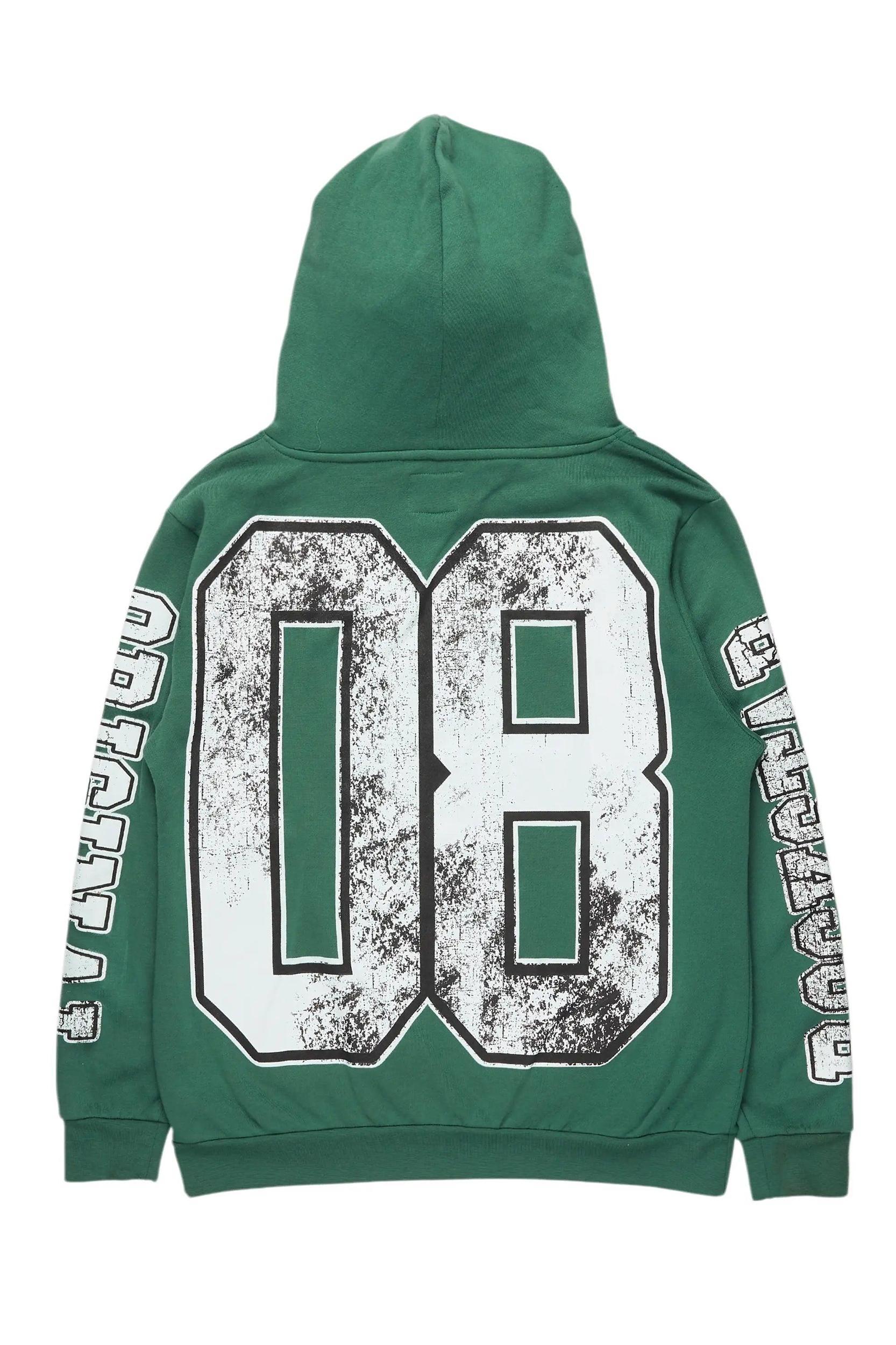 Fields Green Graphic Hoodie Male Product Image