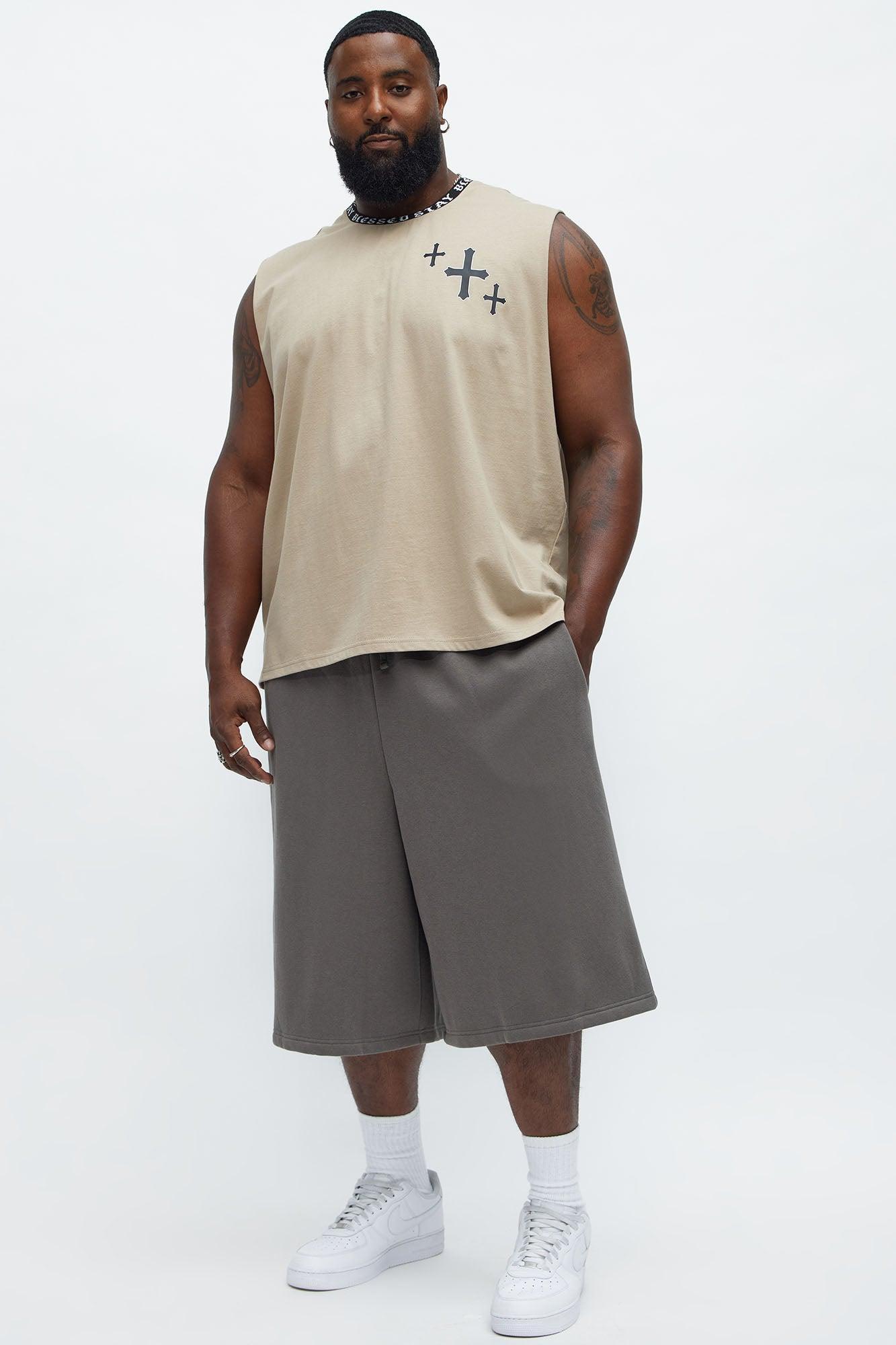 Tyson Baggy Shorts - Charcoal Product Image