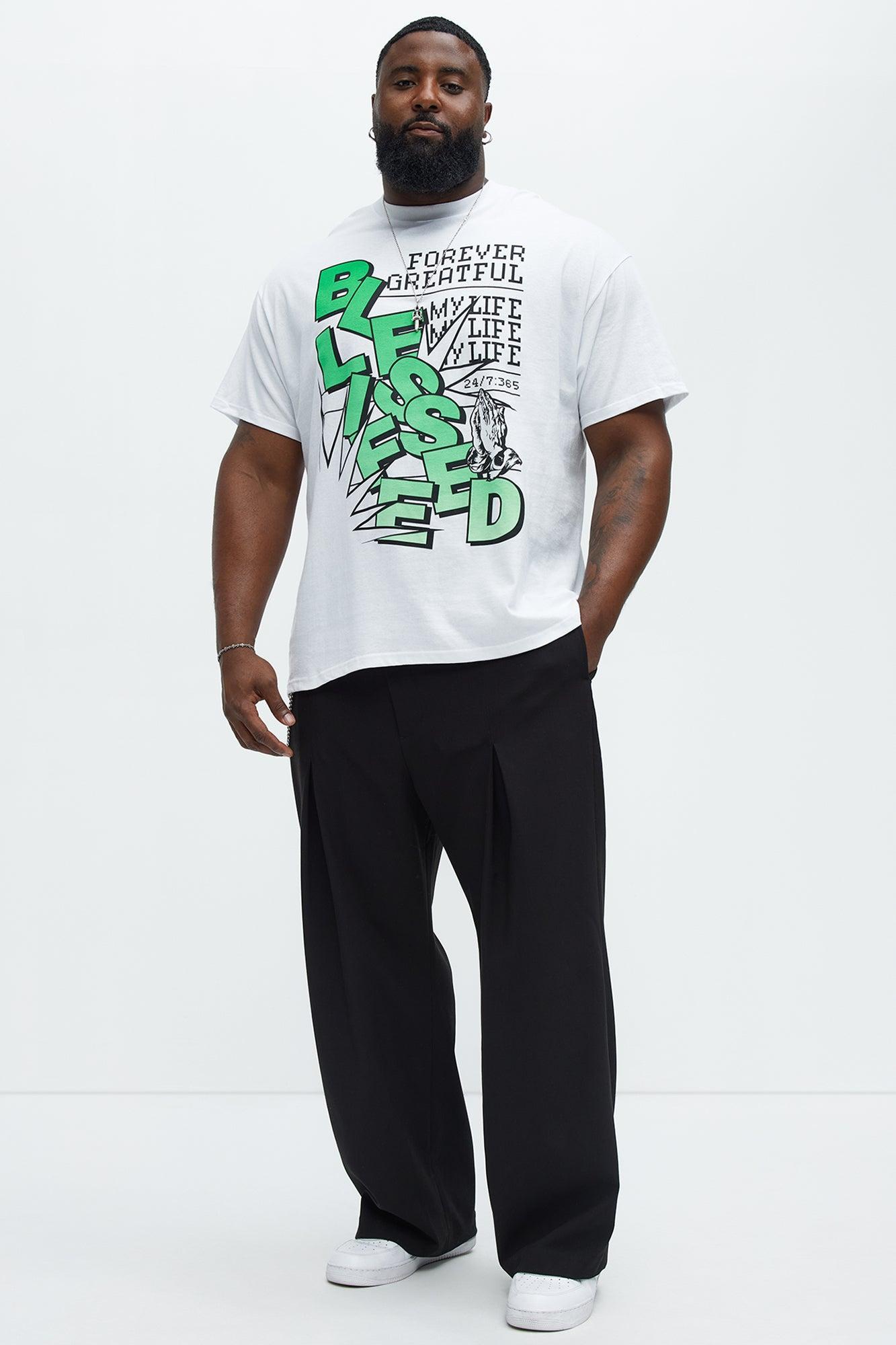 Blessed Life Short Sleeve Tee - White Product Image