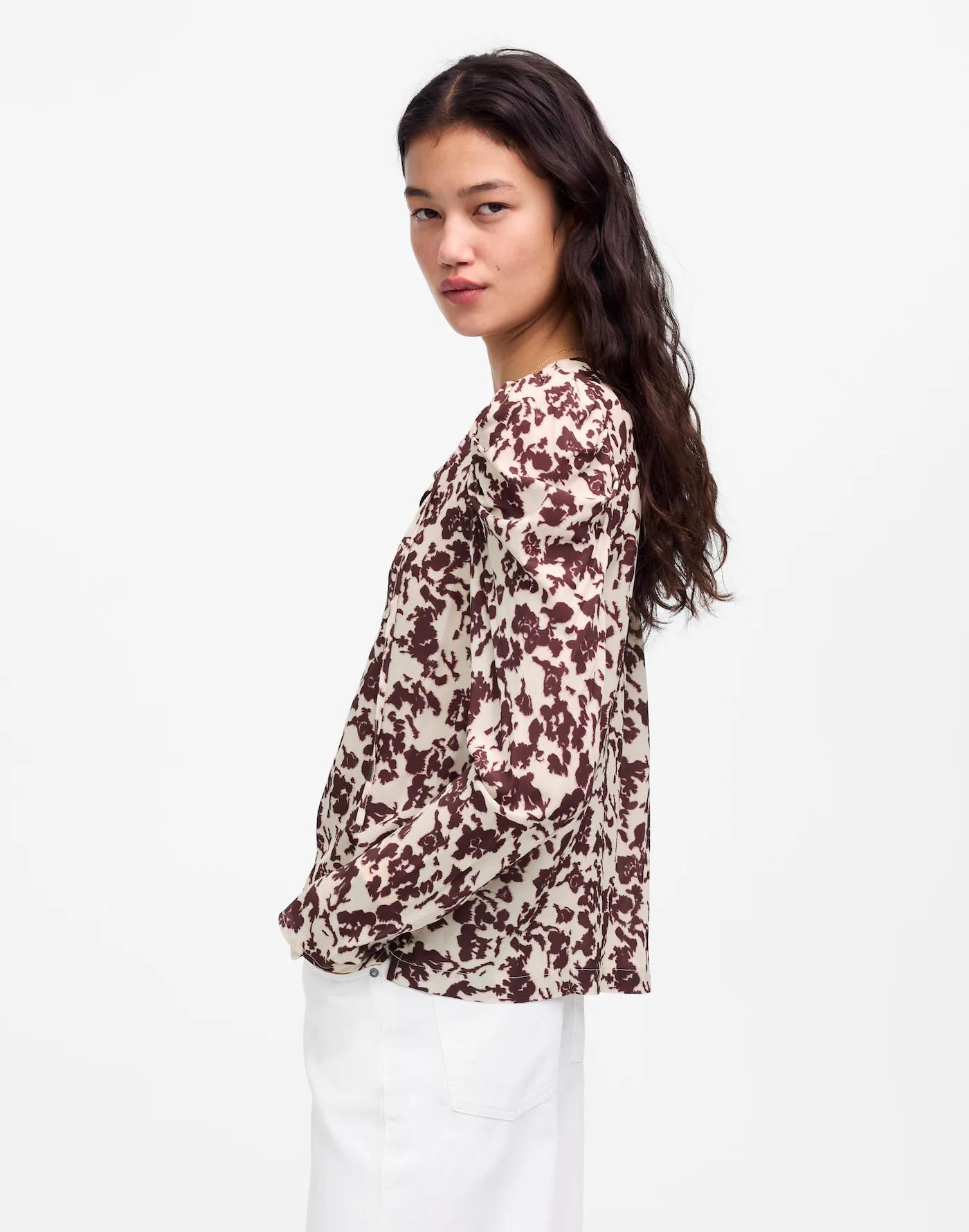 Draped Tie-Front Top Product Image