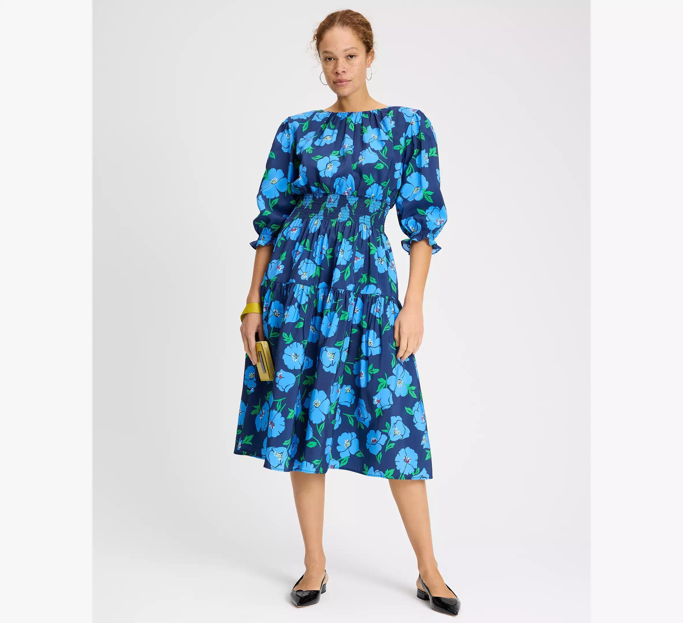 Springtime Blooms Smocked Dress Product Image