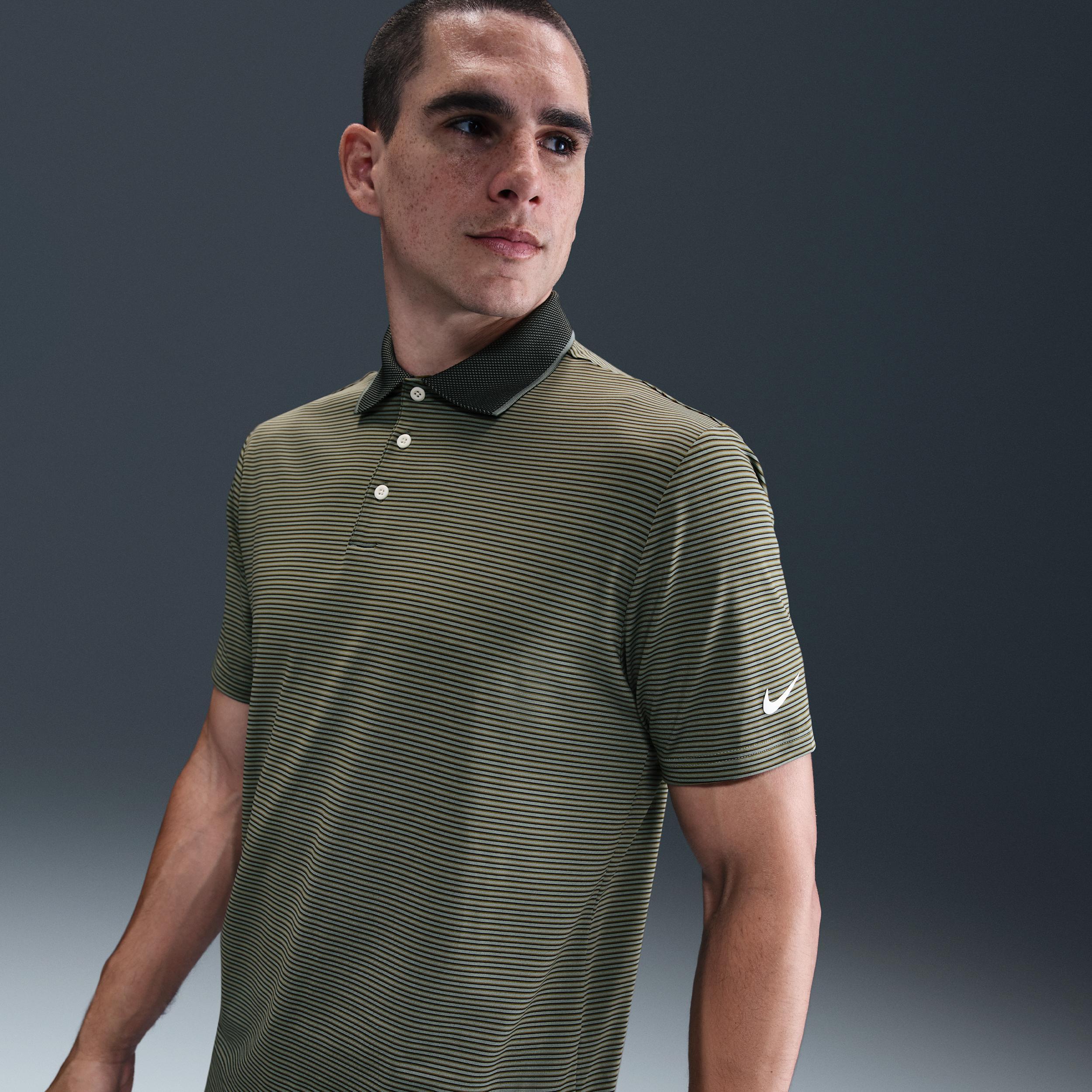 Nike Men's Tour Dri-FIT Striped Golf Polo Product Image