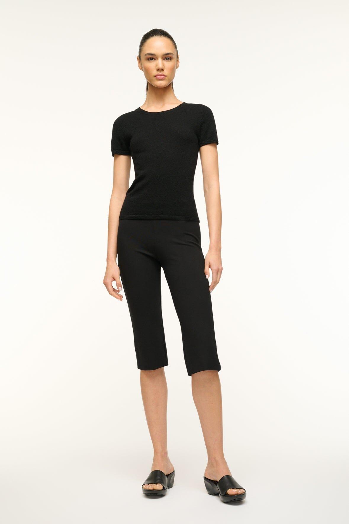 EASY CASHMERE TEE | BLACK Product Image