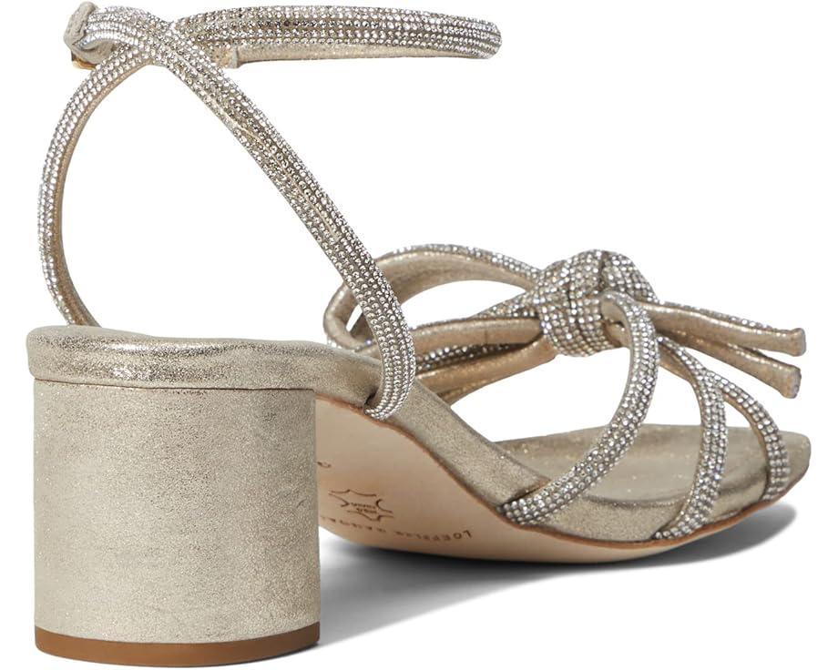 Dahlia Pleated Knot Mule with Ankle Strap Product Image