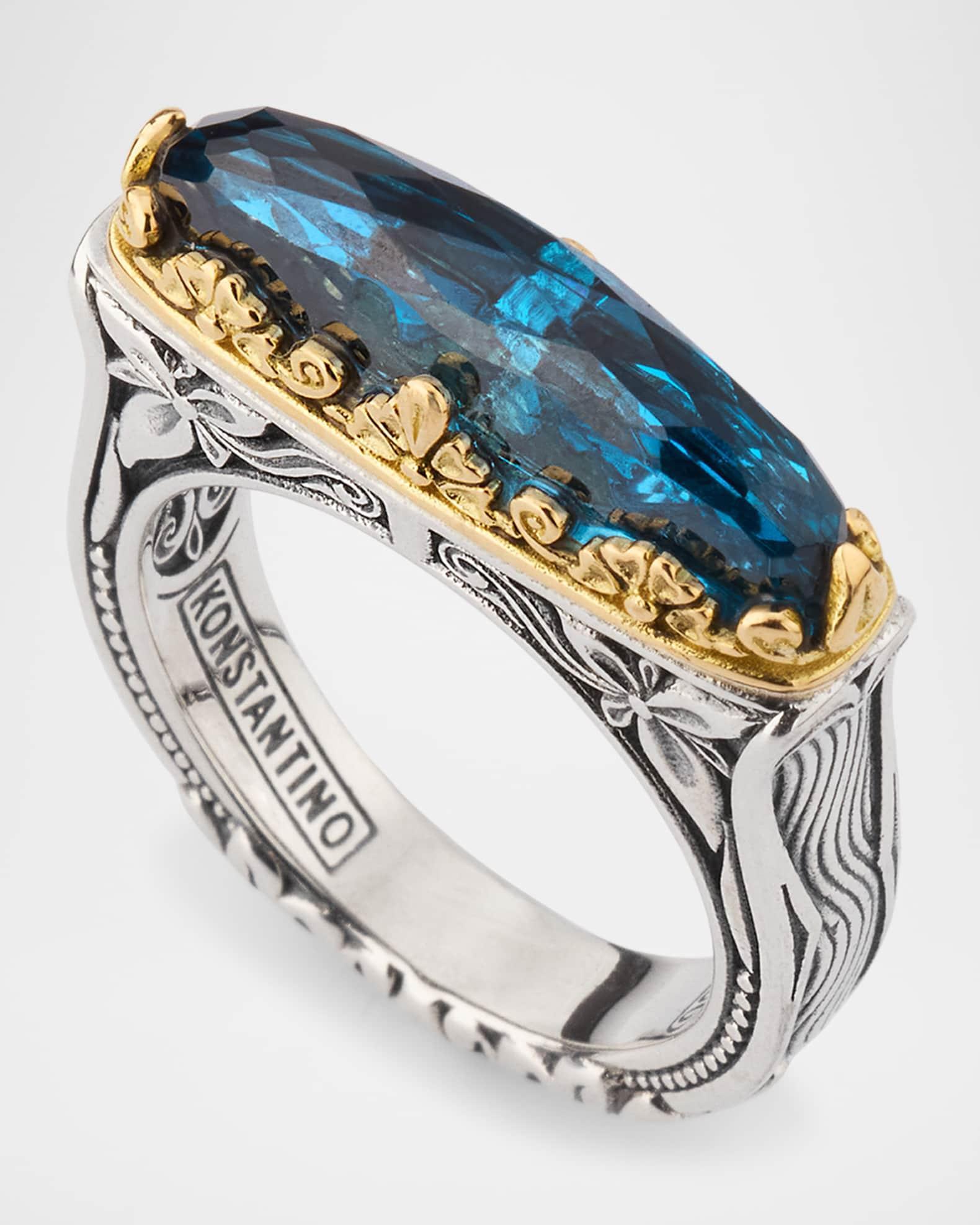 Kyma Blue Spinel Statement Ring Product Image